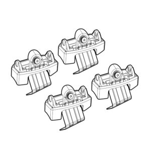 Nordrive Πόδια για Μπάρες Οροφής Renault Arkana 4τμχ Κωδικός: N21260