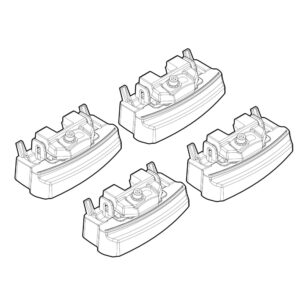 Nordrive Πόδια για Μπάρες Οροφής Kit Άκρα-Πόδια για Μπάρες Mercedes CLA C117 2015 4τμχ 4τμχ Κωδικός: N21188