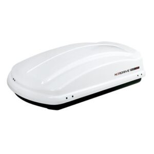 Nordrive Box 330 Μπαγκαζιέρα Αυτοκινήτου με Μονό Άνοιγμα Χωρητικότητας 330lt Λευκή Γυαλιστερή Κωδικός: N60003