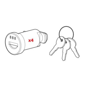 Nordrive Κλειδαριές Σχάρας Αυτοκινήτου Κωδικός: N99956