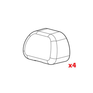 Nordrive Ανταλλακτικά Καπάκια Μπάρες Club 1 Σετ 4 Τεμ N99999 Nordrive N99999 Κωδικός: N99999