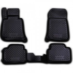 Novline Σετ Μπροστινά και Πίσω Πατάκια 4τμχ Τύπου Σκαφάκι για BMW Σειρά 3 2007-2012 Μαύρα Κωδικός: NLC.05.06.210K