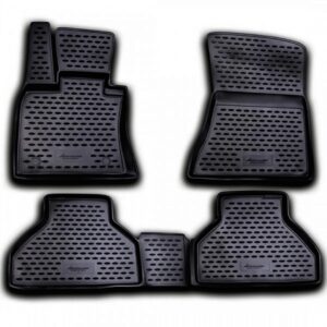 Novline Σετ Μπροστινά και Πίσω Πατάκια 4τμχ Τύπου Σκαφάκι για BMW X5 2006-2013 Μαύρα Κωδικός: NLC.05.17.210