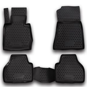 Novline Σετ Μπροστινά και Πίσω Πατάκια 4τμχ Τύπου Σκαφάκι για BMW X3 F25 2010-2017 Μαύρα Κωδικός: NLC.05.30.210KH