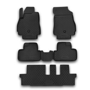 Novline Σετ Μπροστινά και Πίσω Πατάκια 5τμχ Τύπου Σκαφάκι για Chevrolet Orlando 2011+ Μαύρα Κωδικός: NLC.08.16.210K