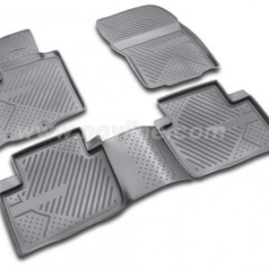 Novline Σετ Μπροστινά και Πίσω Πατάκια 4τμχ Τύπου Σκαφάκι για Citroen C2 2003+ Μαύρα Κωδικός: NLC.10.04.210K