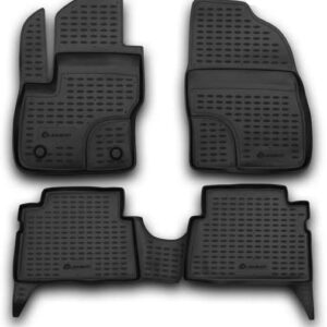 Novline Σετ Μπροστινά και Πίσω Πατάκια 4τμχ Τύπου Σκαφάκι για Ford C-Max 2010+ Μαύρα Κωδικός: NLC.16.48.210K