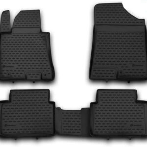 Novline Σετ Μπροστινά και Πίσω Πατάκια 4τμχ Τύπου Σκαφάκι για Hyundai i30 Μαύρα Κωδικός: NLC.20.51.210H