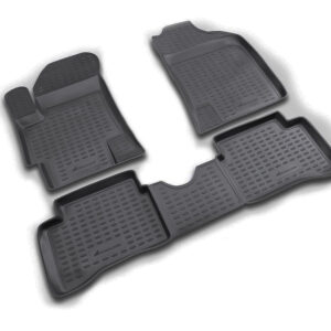 Novline Σετ Μπροστινά και Πίσω Πατάκια 4τμχ Τύπου Σκαφάκι για Kia Rio Μαύρα Κωδικός: NLC.25.02.210