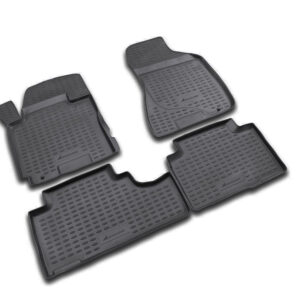 Novline Σετ Μπροστινά και Πίσω Πατάκια 4τμχ Τύπου Σκαφάκι για Kia Sportage 2004-2010 Μαύρα Κωδικός: NLC.25.04.210