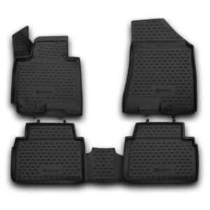 Novline Σετ Μπροστινά και Πίσω Πατάκια 4τμχ Τύπου Σκαφάκι για Kia Sportage 2010-2016 Μαύρα Κωδικός: NLC.25.33.210H