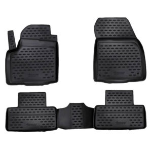 Novline Σετ Μπροστινά και Πίσω Πατάκια 4τμχ Τύπου Σκαφάκι για Land Rover Range Rover Evoque 2011-2018 Μαύρα Κωδικός: NLC.28.13.210H