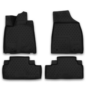 Novline Σετ Μπροστινά και Πίσω Πατάκια 4τμχ Τύπου Σκαφάκι 2006 Μαύρα Κωδικός: NLC.29.10.210K