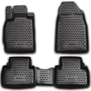 Novline Σετ Μπροστινά και Πίσω Πατάκια 4τμχ Τύπου Σκαφάκι για Mazda 5 2013 Γκρι Κωδικός: NLC.33.18.211K