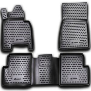 Novline Σετ Μπροστινά και Πίσω Πατάκια 4τμχ Τύπου Σκαφάκι για Mercedes-Benz G Class 2007+ Γκρι Κωδικός: NLC.34.20.211K