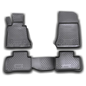 Novline Σετ Μπροστινά και Πίσω Πατάκια 4τμχ Τύπου Σκαφάκι για Mercedes-Benz GLK 2008-2015 Μαύρα Κωδικός: NLC.34.22.210K