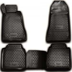 Novline Σετ Μπροστινά και Πίσω Πατάκια 4τμχ Τύπου Σκαφάκι για Mercedes-Benz SL 2008+ Γκρι Κωδικός: NLC.34.37.211K