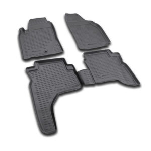 ΠΑΤΑΚΙΑ ΣΕ ΣΚΑΦΗ TPE ΛΑΣΤΙΧΟ ΓΙΑ MITSUBISHI PAJERO SPORT 1997-2008  ΣΕ ΜΑΥΡΟ ΧΡΩΜΑ NOVLINE - 4 ΤΕΜ.