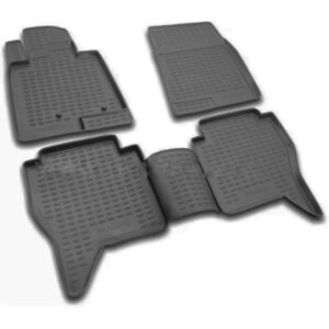 Novline Σετ Μπροστινά και Πίσω Πατάκια 4τμχ Τύπου Σκαφάκι για Mitsubishi Pajero 5D 11/2006-2019 Μαύρα Κωδικός: NLC.35.16.210