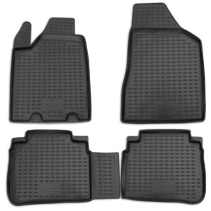 Novline Σετ Μπροστινά και Πίσω Πατάκια 4τμχ Τύπου Σκαφάκι για Nissan Murano 2003-2007 Γκρι Κωδικός: NLC.36.09.211