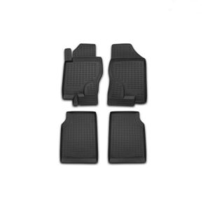 Novline Σετ Μπροστινά και Πίσω Πατάκια 4τμχ Τύπου Σκαφάκι για Nissan Navara 2005+ Μαύρα Κωδικός: NLC.36.19.210