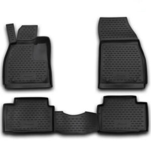 Novline Σετ Μπροστινά και Πίσω Πατάκια 4τμχ Τύπου Σκαφάκι για Opel Insignia 2009+ Μαύρα Κωδικός: NLC.37.22.210K