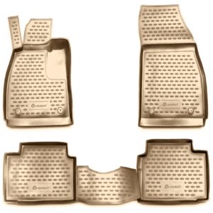 Novline Σετ Μπροστινά και Πίσω Πατάκια 4τμχ Τύπου Σκαφάκι για Opel Insignia 2008-2017 Μπεζ Κωδικός: NLC.37.22.212K