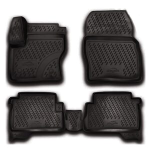 Novline Σετ Μπροστινά και Πίσω Πατάκια 4τμχ Τύπου Σκαφάκι για Ford Kuga 2013-2019 Μαύρα Κωδικός: NLC.3D.16.42.210K