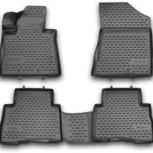 Novline Σετ Μπροστινά και Πίσω Πατάκια 4τμχ Τύπου Σκαφάκι για Kia Sorento 2012-2015 Γκρι Κωδικός: NLC.3D.25.46.210H