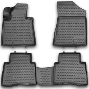 Novline Σετ Μπροστινά και Πίσω Πατάκια 4τμχ Τύπου Σκαφάκι για Kia Sorento Γκρι Κωδικός: NLC.3D.25.46.211H