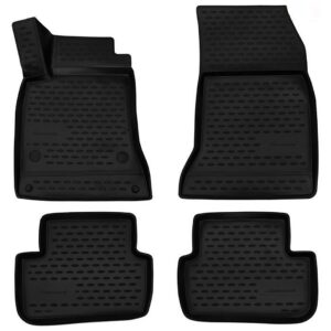 Novline Σετ Μπροστινά και Πίσω Πατάκια 4τμχ Τύπου Σκαφάκι για Mercedes-Benz CLA Class 2013-2019 Μαύρα Κωδικός: NLC.3D.34.47.210K