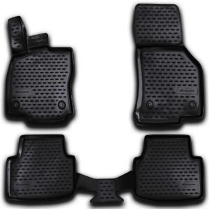 ΠΑΤΑΚΙΑ ΣΕ ΣΚΑΦΗ TPE ΛΑΣΤΙΧΟ ΓΙΑ SKODA OCTAVIA 3 A7 ACTIVE / AMBITION STYLE 2013-2020 / OCTAVIA A8 2020+  ΣΕ ΜΑΥΡΟ ΧΡΩΜΑ NOVLINE - 4 ΤΕΜ.