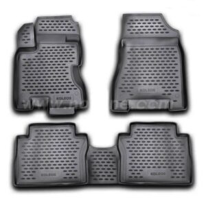 Novline Σετ Μπροστινά και Πίσω Πατάκια 4τμχ Τύπου Σκαφάκι για Renault Koleos 2008+ Μαύρα Κωδικός: NLC.41.14.210K