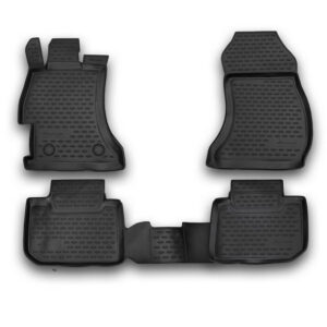 Novline Σετ Μπροστινά και Πίσω Πατάκια 4τμχ Τύπου Σκαφάκι για Subaru XV 2012+ Μαύρα Κωδικός: NLC.46.13.210KH