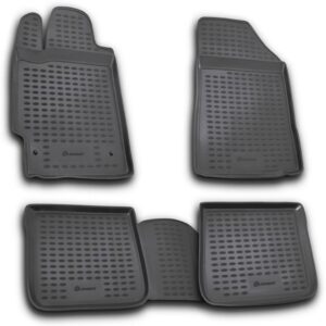 Novline Σετ Μπροστινά και Πίσω Πατάκια 4τμχ Τύπου Σκαφάκι για Toyota Camry 2006+ Γκρι Κωδικός: NLC.48.02.211K