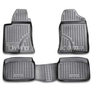 Novline Σετ Μπροστινά και Πίσω Πατάκια 4τμχ Τύπου Σκαφάκι για Toyota Avensis Μαύρα Κωδικός: NLC.48.04.210K