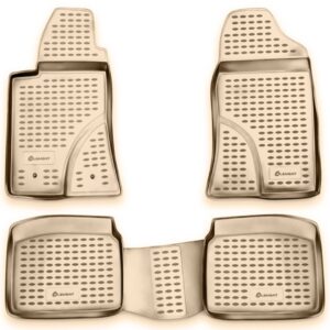 Novline Σετ Μπροστινά και Πίσω Πατάκια 4τμχ Τύπου Σκαφάκι για Toyota Avensis Μπεζ Κωδικός: NLC.48.04.212K