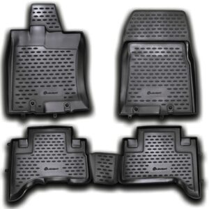 Novline Σετ Μπροστινά και Πίσω Πατάκια 4τμχ Τύπου Σκαφάκι 2006+ Γκρι Κωδικός: NLC.48.43.211KH