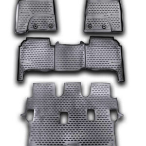 Novline Σετ Μπροστινά και Πίσω Πατάκια 4τμχ Τύπου Σκαφάκι για Toyota Land Cruiser 2012-2015 Μαύρα Κωδικός: NLC.48.53.210K