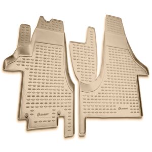 Novline Μπροστινά Πατάκια Universal 2τμχ Τύπου Σκαφάκι 2004 Μπεζ Κωδικός: NLC.51.11.212