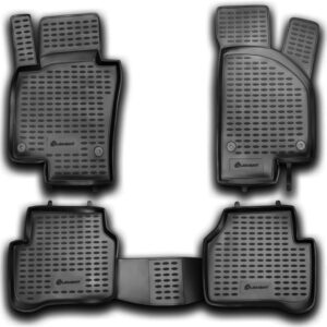 Novline Σετ Μπροστινά και Πίσω Πατάκια 4τμχ Τύπου Σκαφάκι για Volkswagen Passat Μαύρα Κωδικός: NLC.51.34.211KN