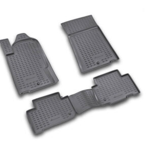 Novline Σετ Μπροστινά και Πίσω Πατάκια 4τμχ Τύπου Σκαφάκι για Ssangyong Rexton 2006-2012 Μαύρα Κωδικός: NLC.61.08.210N