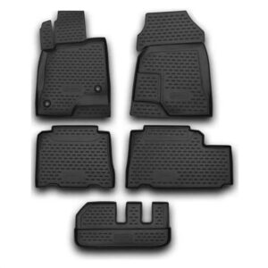 Novline Μπροστινά Πατάκια 2τμχ Τύπου Σκαφάκι για Chevrolet Captiva 5D 2011 Μαύρα Κωδικός: NLC.08.17.210K