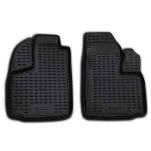 Novline Μπροστινά Πατάκια 2τμχ Τύπου Σκαφάκι για Fiat Doblo 2001-2009 Μαύρα Κωδικός: NLC.15.08.210