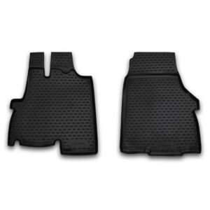 Novline Σετ Μπροστινά και Πίσω Πατάκια 2τμχ Τύπου Σκαφάκι για Fiat Ducato 2012+ Μαύρα Κωδικός: NLC.15.28.210