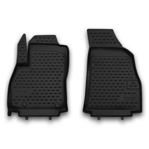 Novline Μπροστινά Πατάκια 2τμχ Τύπου Σκαφάκι για Fiat Fiorino 2007 Μαύρα Κωδικός: NLC.15.30.210KH