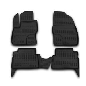 Novline Σετ Μπροστινά και Πίσω Πατάκια 4τμχ Τύπου Σκαφάκι για Ford Kuga 5D 2008+ Μαύρα Κωδικός: NLC.16.45.210KN