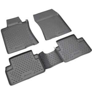 Novline Μπροστινά Πατάκια 2τμχ Τύπου Σκαφάκι για Honda Accord 4/5D 2003-2008 Μαύρα Κωδικός: NLC.18.01.210