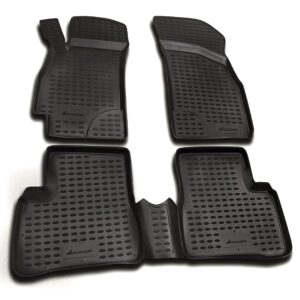 Novline Σετ Μπροστινά και Πίσω Πατάκια 4τμχ Τύπου Σκαφάκι για Hyundai Accent 2000-2005 Μαύρα Κωδικός: NLC.20.06.210K