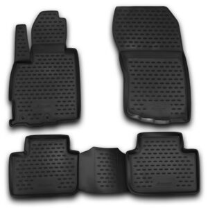 ΠΑΤΑΚΙΑ ΣΕ ΣΚΑΦΗ TPE ΛΑΣΤΙΧΟ ΓΙΑ MITSUBISHI ASX 5D 2010+  ΣΕ ΜΑΥΡΟ ΧΡΩΜΑ NOVLINE - 4 ΤΕΜ.